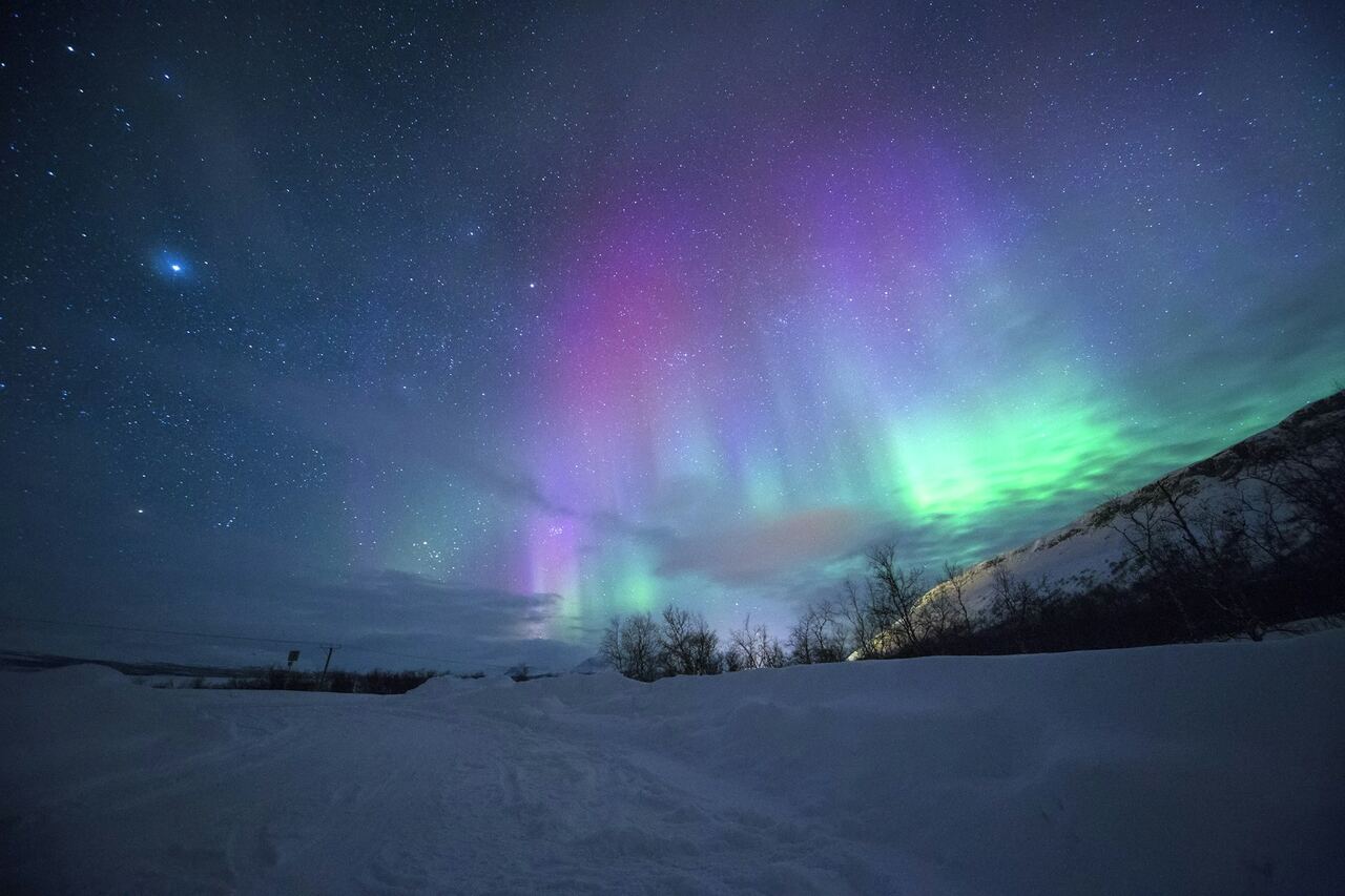 Northern lights over Alaska